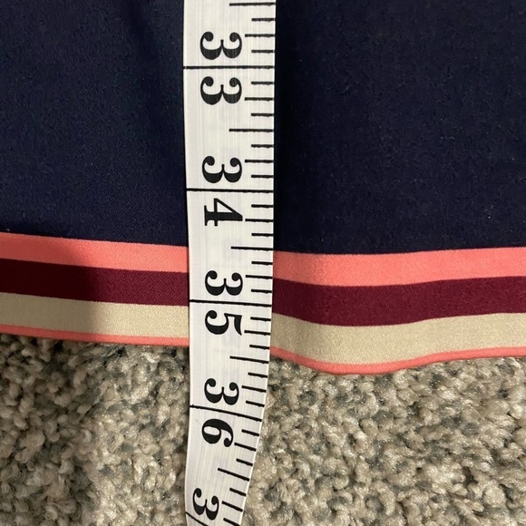 Tommy Hilfiger Pink/Blue/White Striped Sleeveless Midi Dress-size 6 - Picture 5 of 5